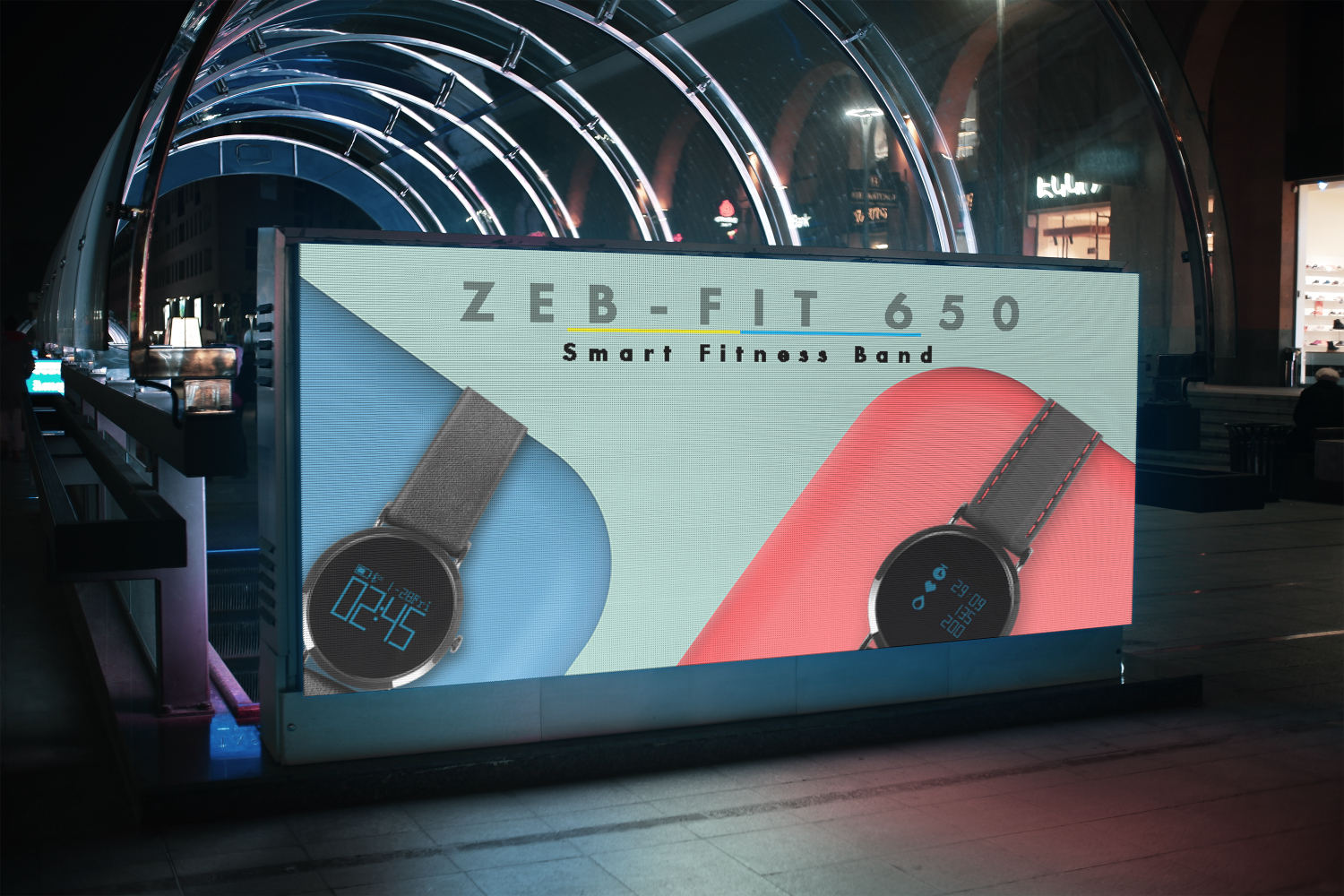 Fitness band 550 reflection